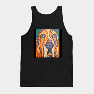 Basset-Hound Closeup Tank Top